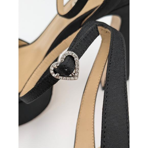 Badgley Mischka Women's Caia Platform Sandals in Black size US7 EU37.5 - Picture 13 of 16